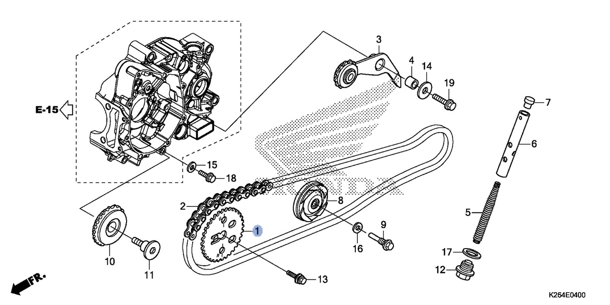 Honda OEM part 14321-KYZ-900