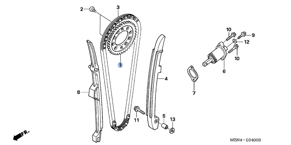 Honda OEM part 14321-MBN-670