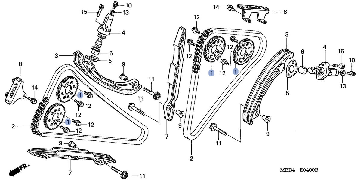 Honda OEM part 14321-MBT-F20