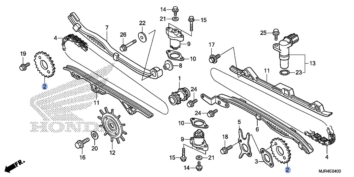 Honda OEM part 14321-MCA-780