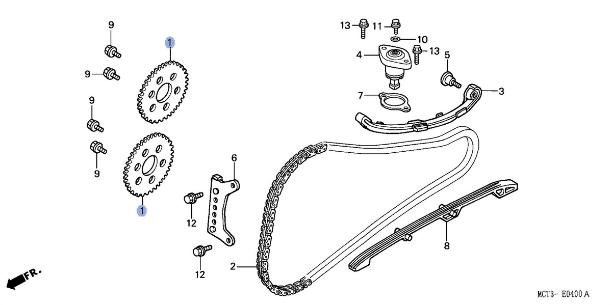 Honda OEM part 14321-MCT-000