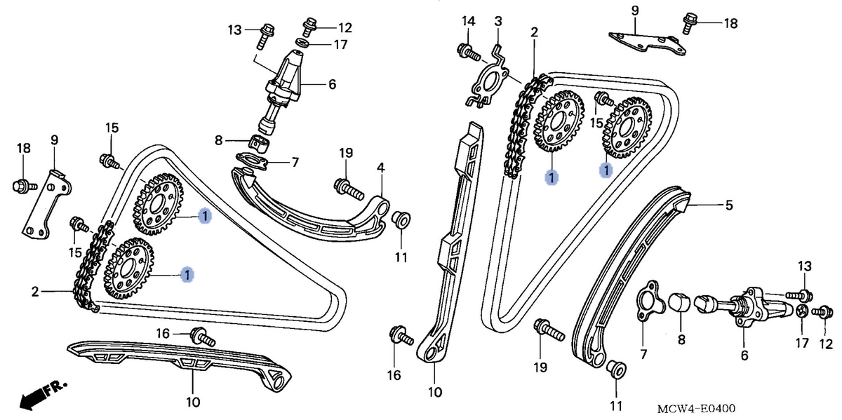 Honda OEM part 14321-MCW-000