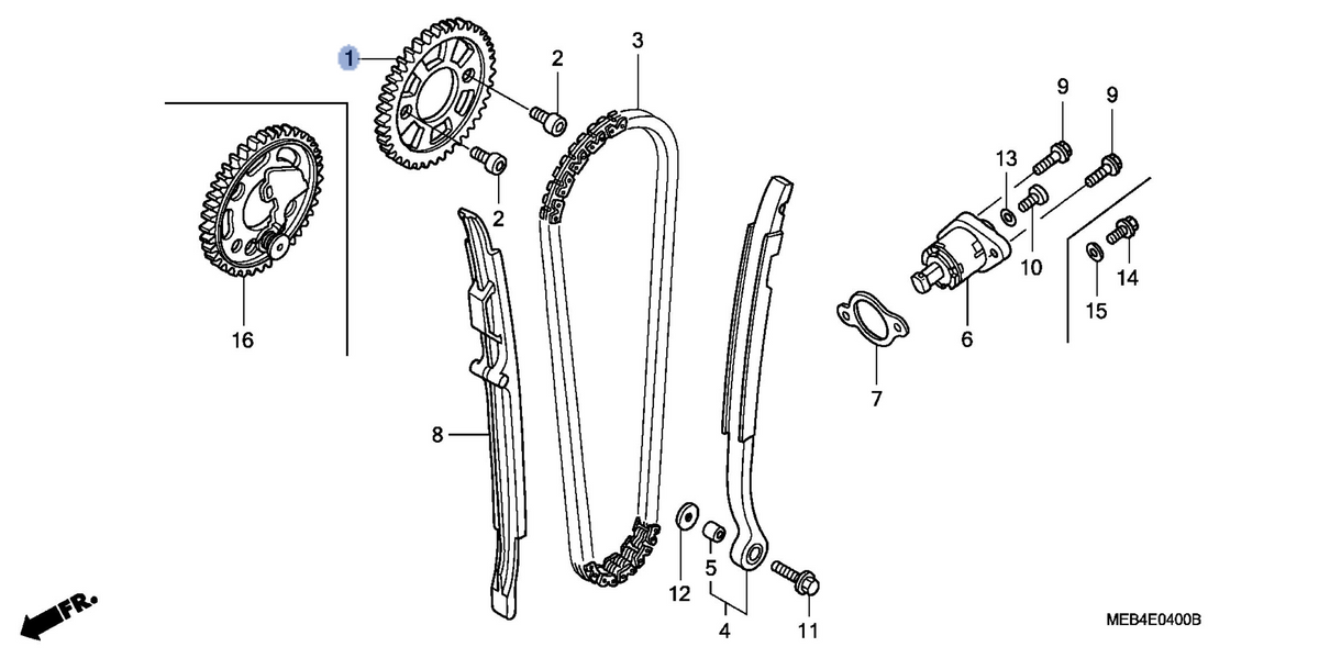 Honda OEM part 14321-MEB-671