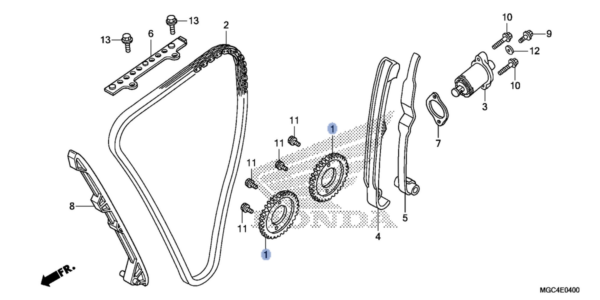 Honda OEM part 14321-MGC-000