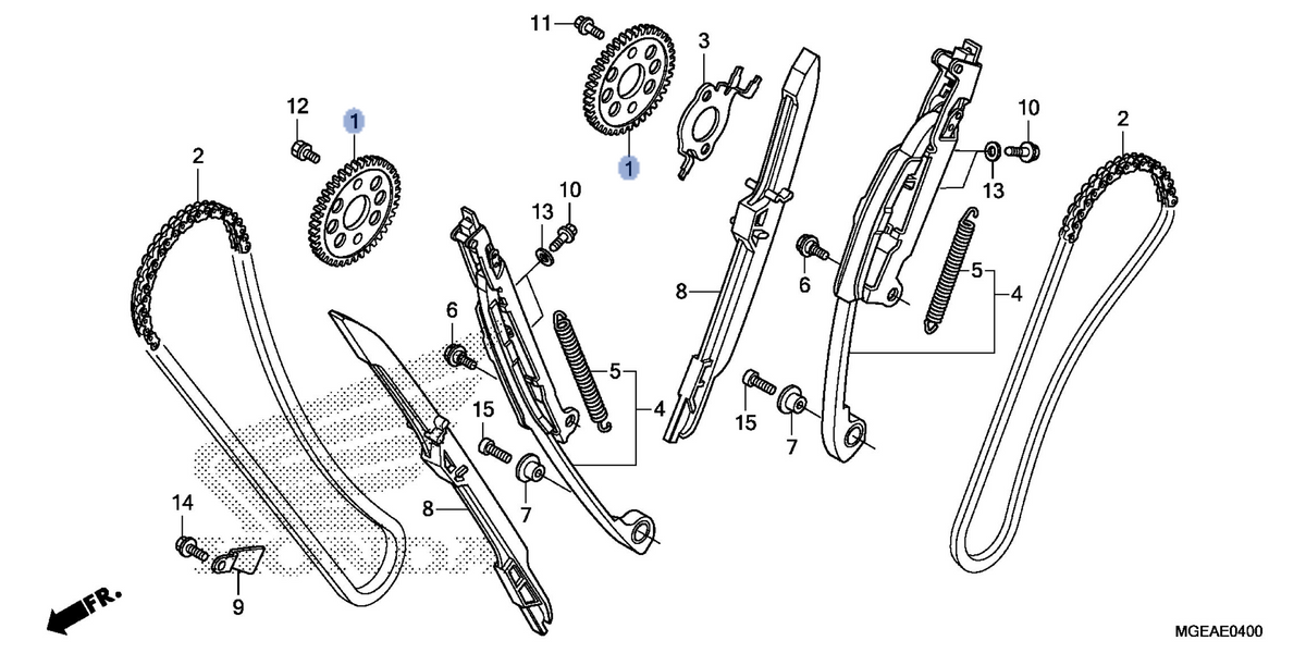 Honda OEM part 14321-MGE-000