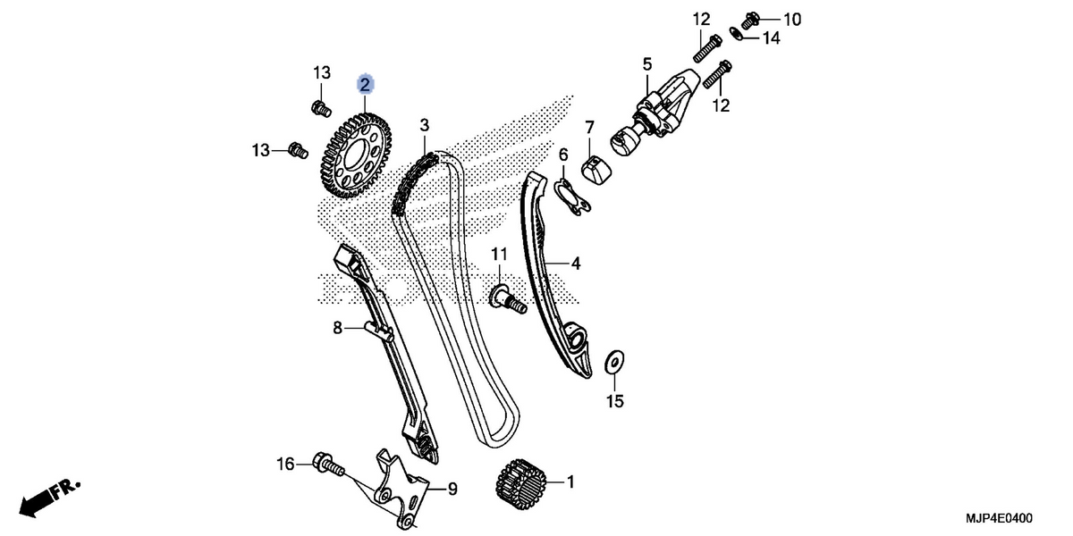 Honda OEM part 14321-MJP-G50