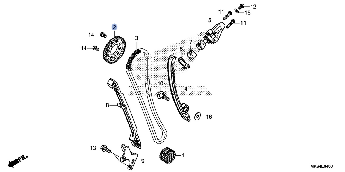 Honda OEM part 14321-MKS-E00