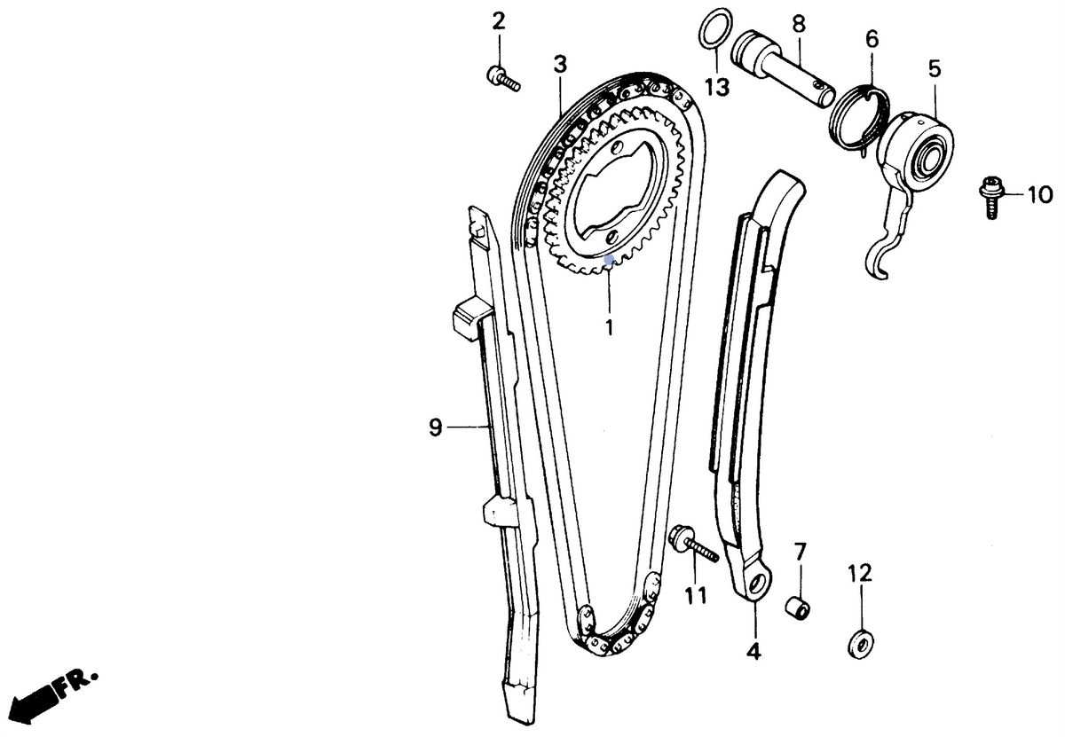 Honda OEM part 14321-MN1-670
