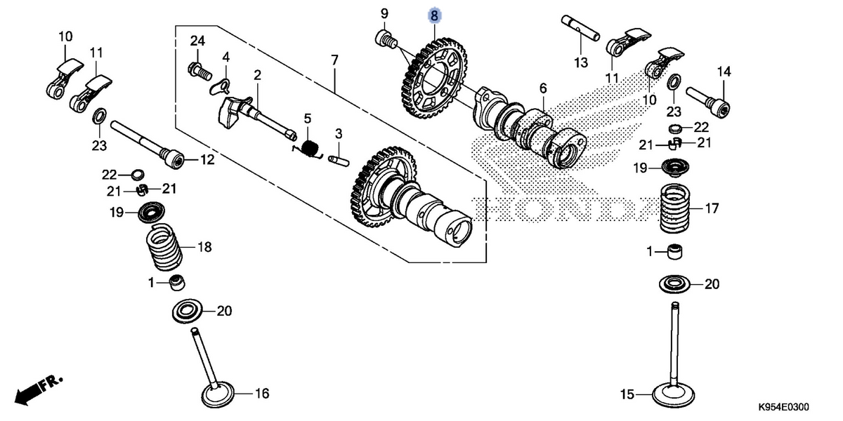 Honda OEM part 14322-K95-A20