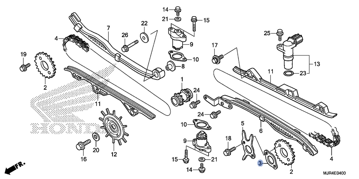 Honda OEM part 14322-MCA-000
