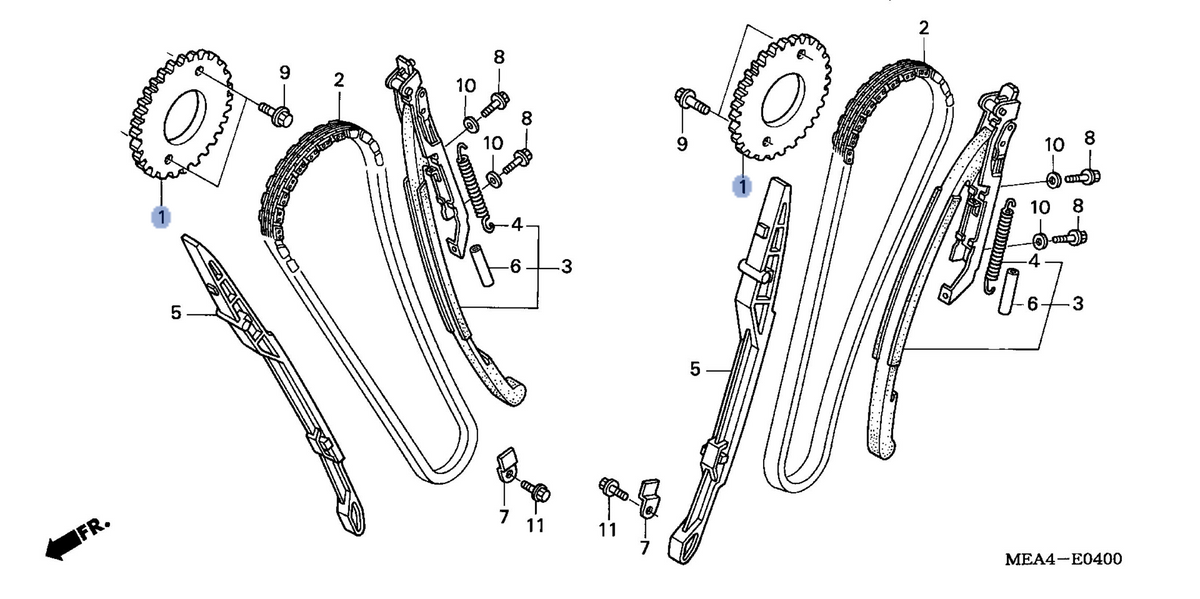 Honda OEM part 14322-MEA-670