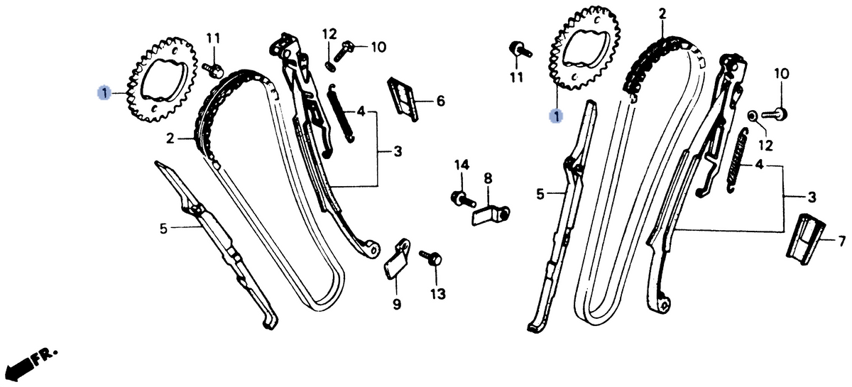 Honda OEM part 14322-MZ8-B40