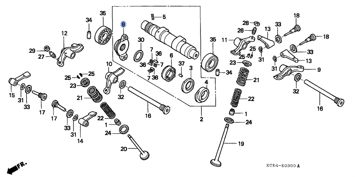 Honda OEM part 14325-KV2-942
