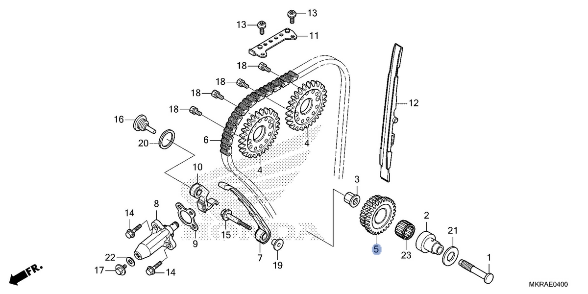 Honda OEM part 14331-MKR-D10