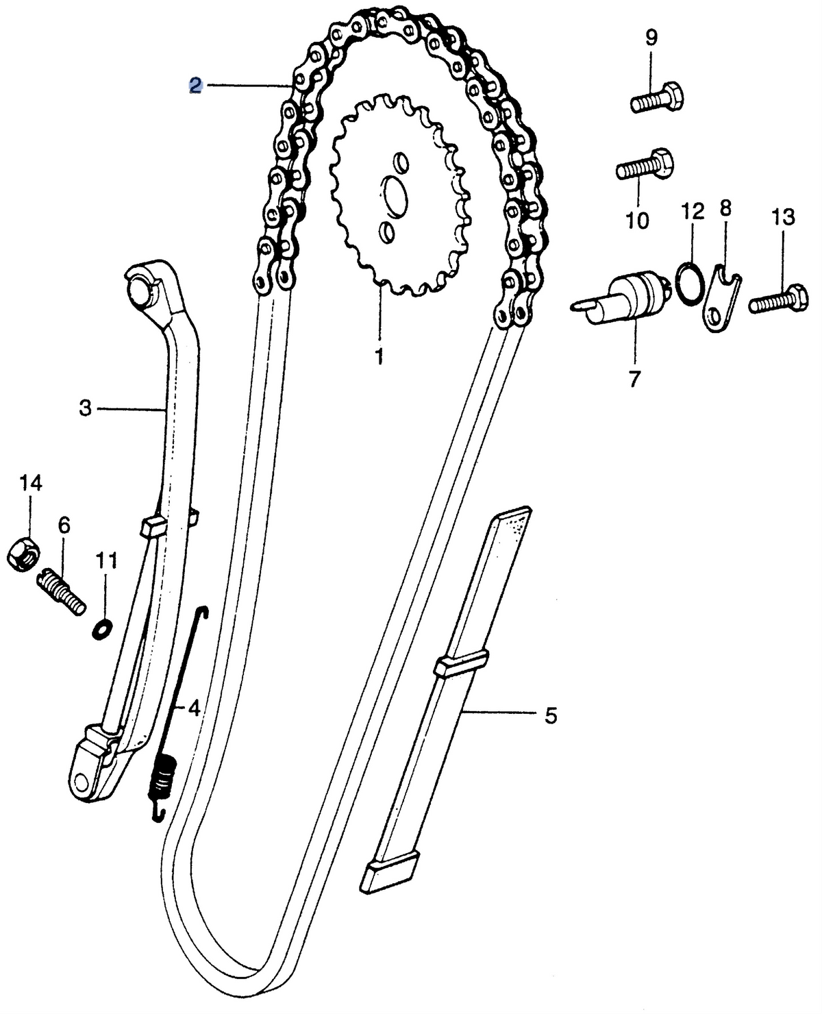 Honda OEM part 14401-028-003