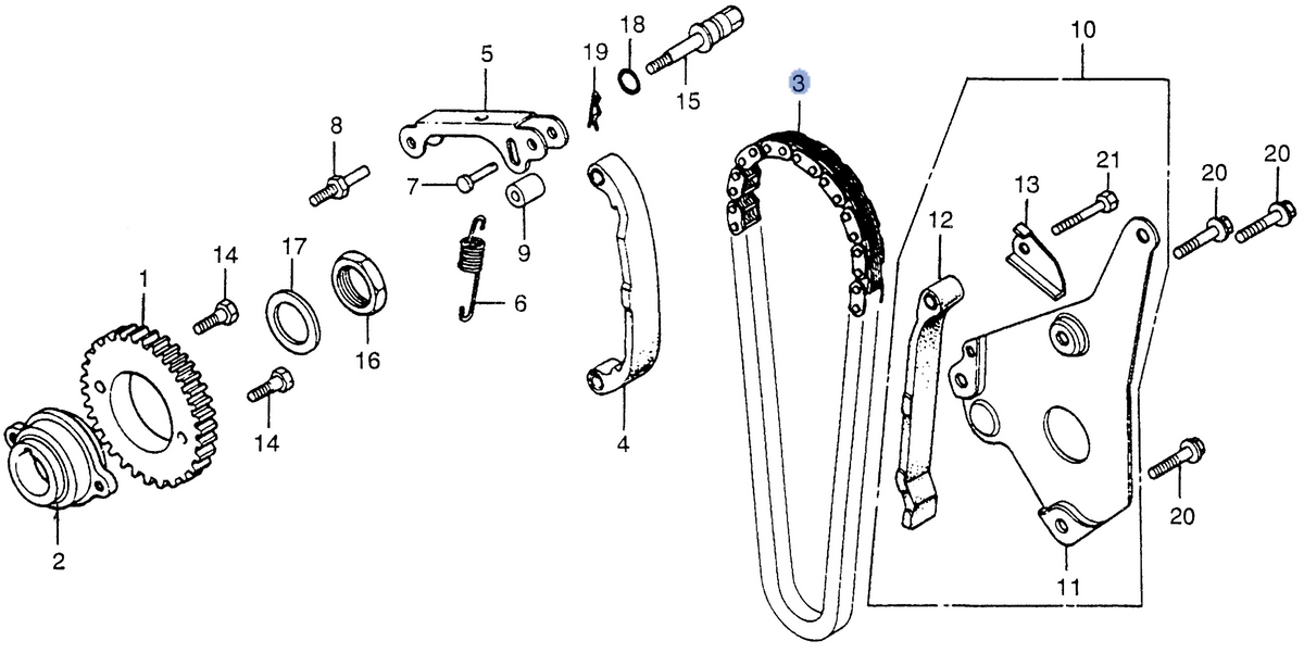 Honda OEM part 14401-415-003