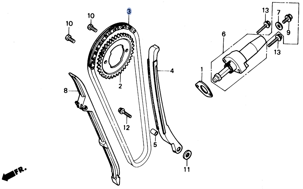 Honda OEM part 14401-HA7-671