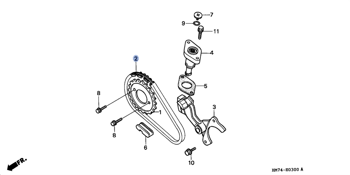 Honda OEM part 14401-HM7-003