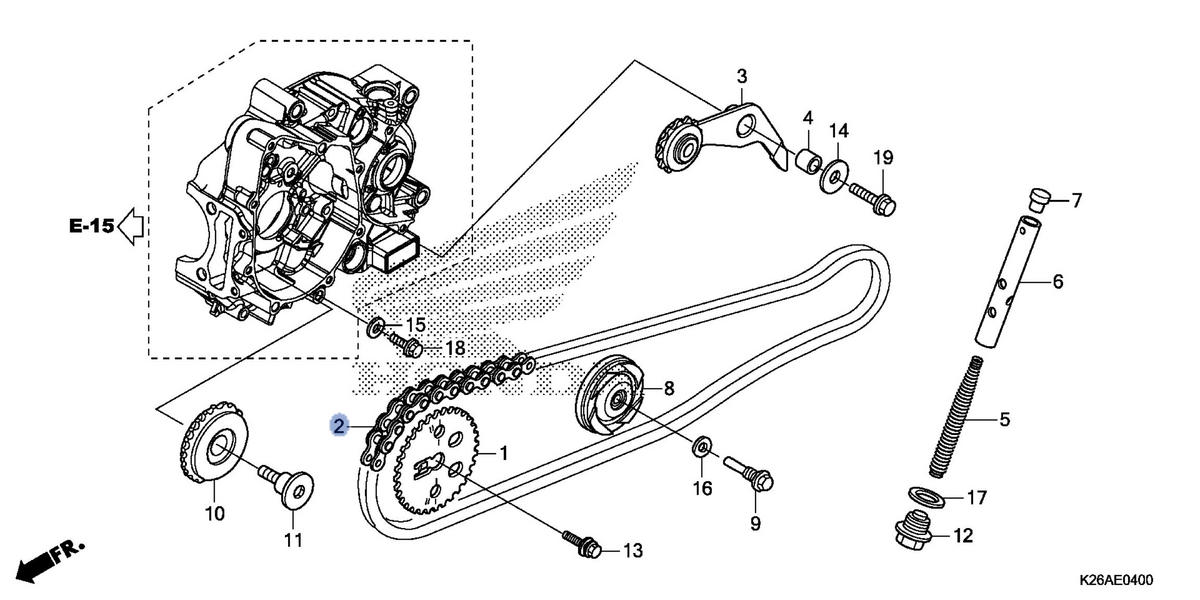 Honda OEM part 14401-K26-B01