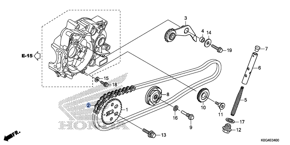 Honda OEM part 14401-K73-T31