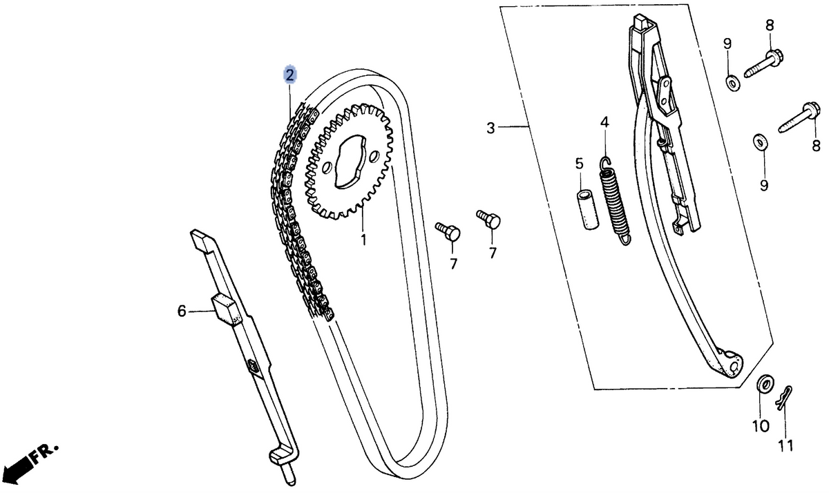 Honda OEM part 14401-KBG-671