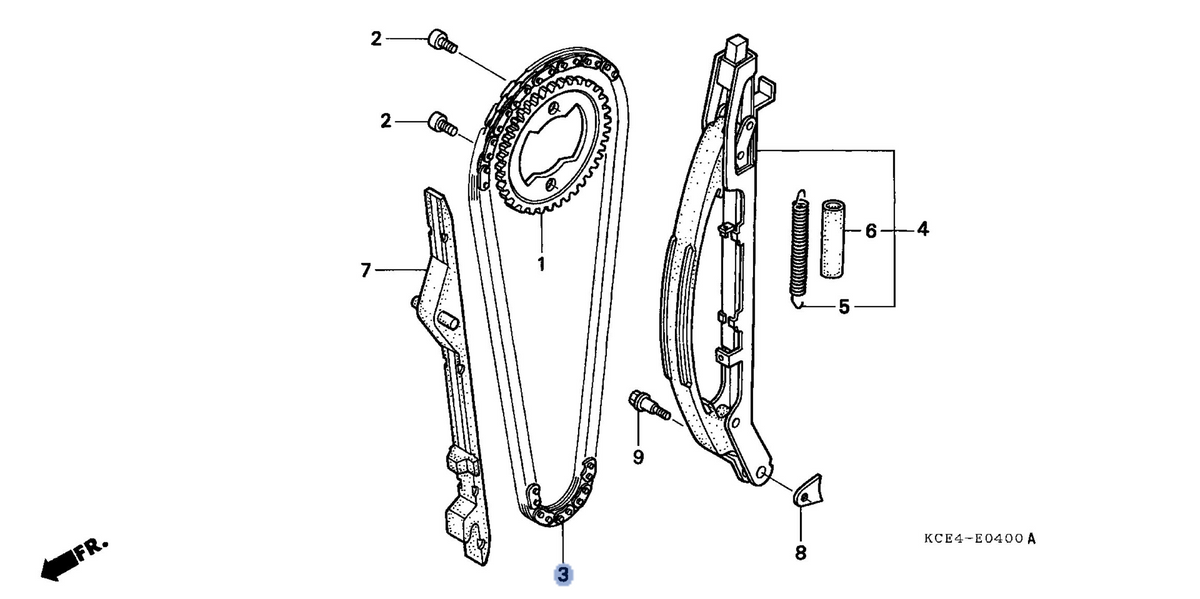 Honda OEM part 14401-KCE-671