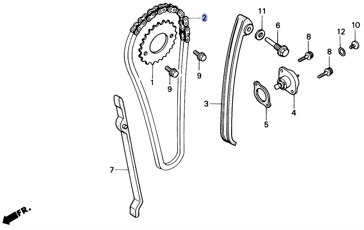 Honda OEM part 14401-KN6-932