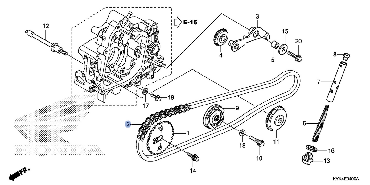 Honda OEM part 14401-KWB-601