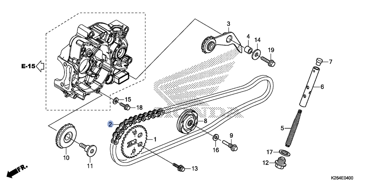 Honda OEM part 14401-KYZ-T01