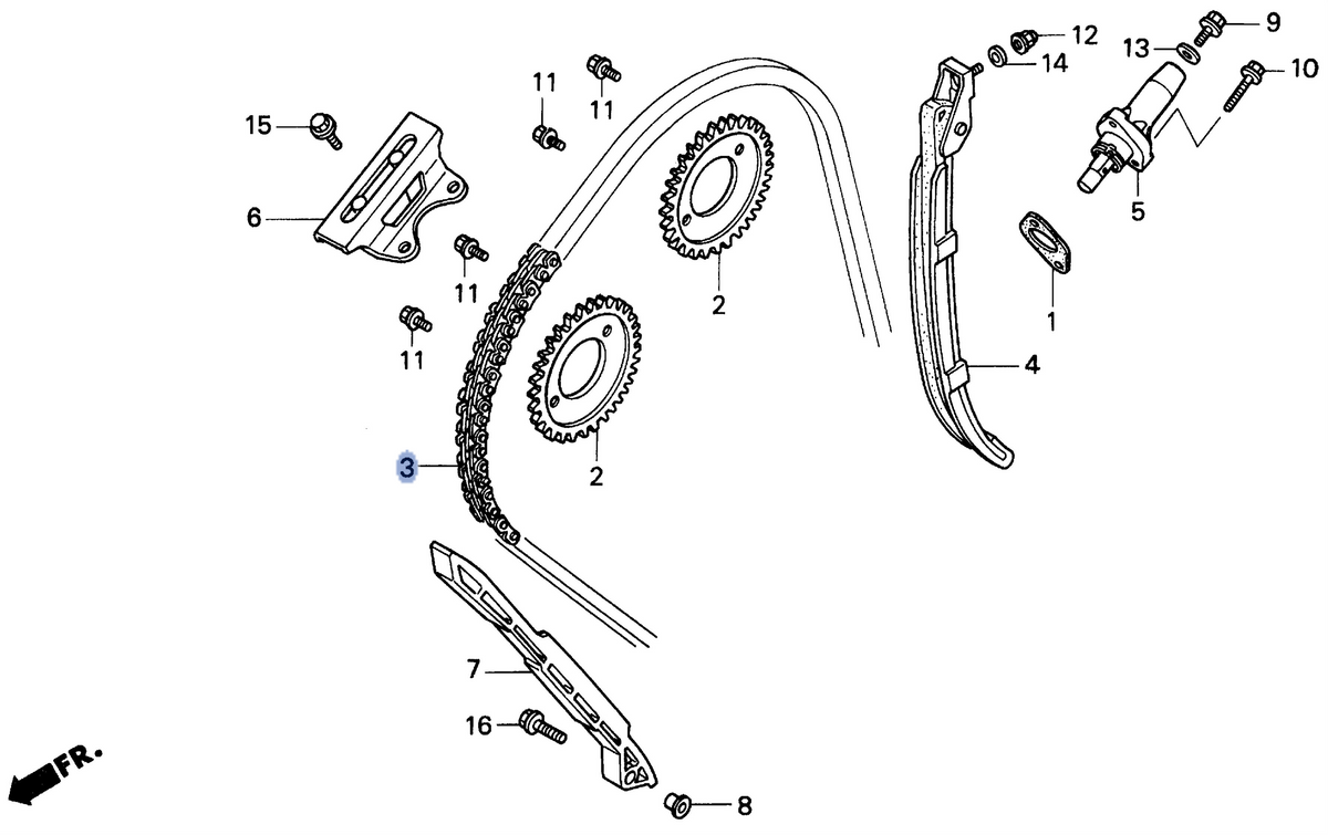 Honda OEM part 14401-MAL-601