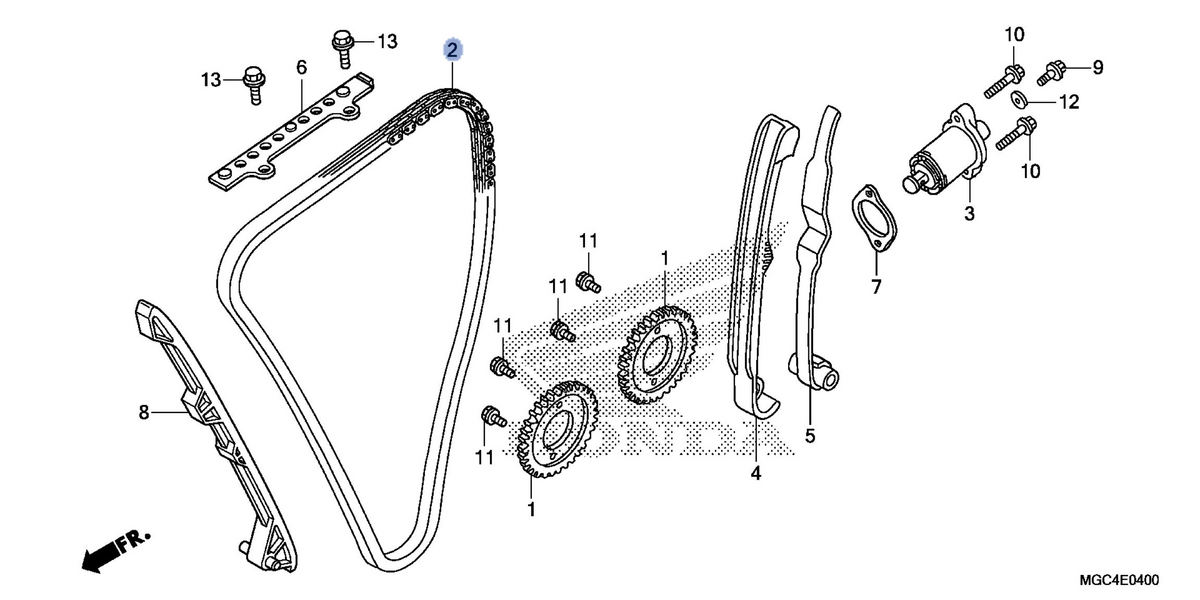 Honda OEM part 14401-MAZ-003