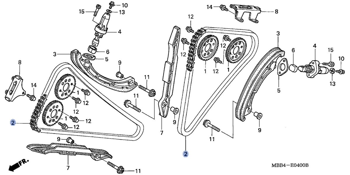 Honda OEM part 14401-MBB-003