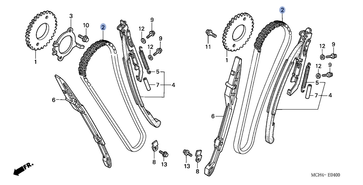Honda OEM part 14401-MCH-003