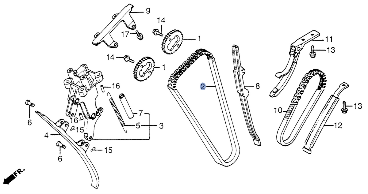 Honda OEM part 14401-ME5-013