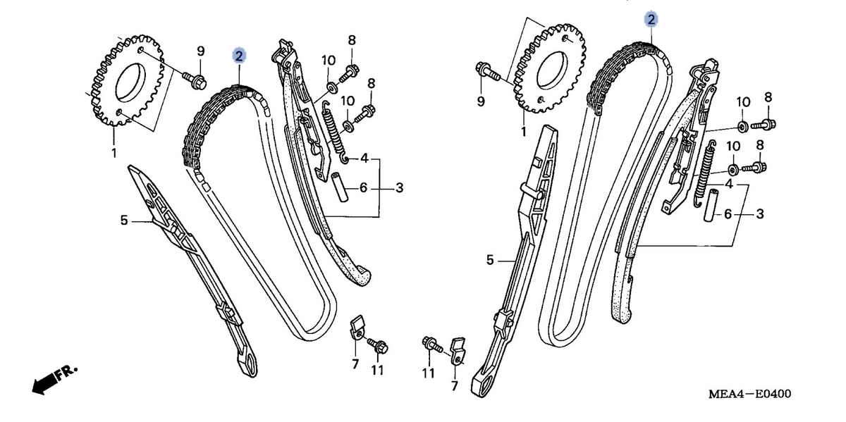 Honda OEM part 14401-MEA-671