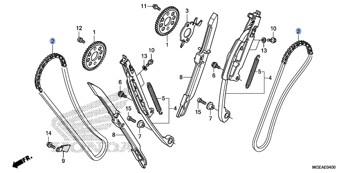 Honda OEM part 14401-MGE-003