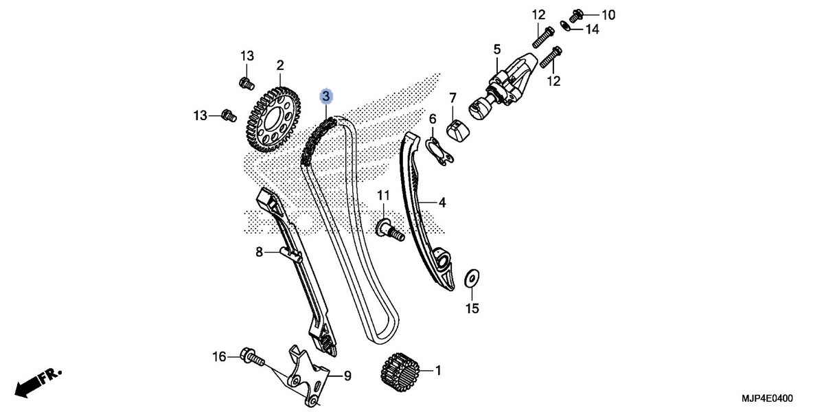Honda OEM part 14401-MJP-G51