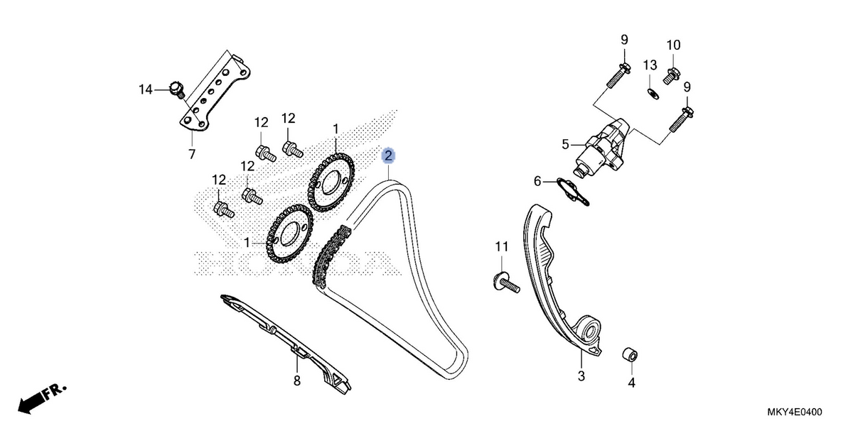 Honda OEM part 14401-MKN-D11