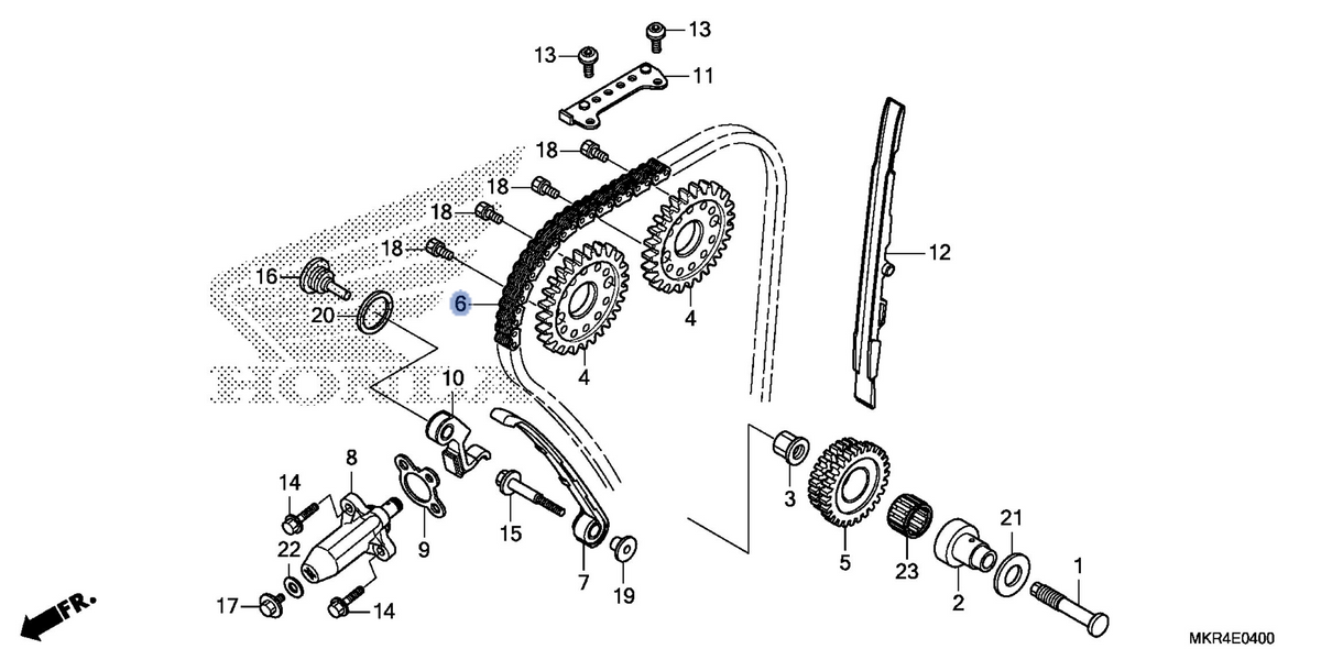 Honda OEM part 14401-MKR-D11