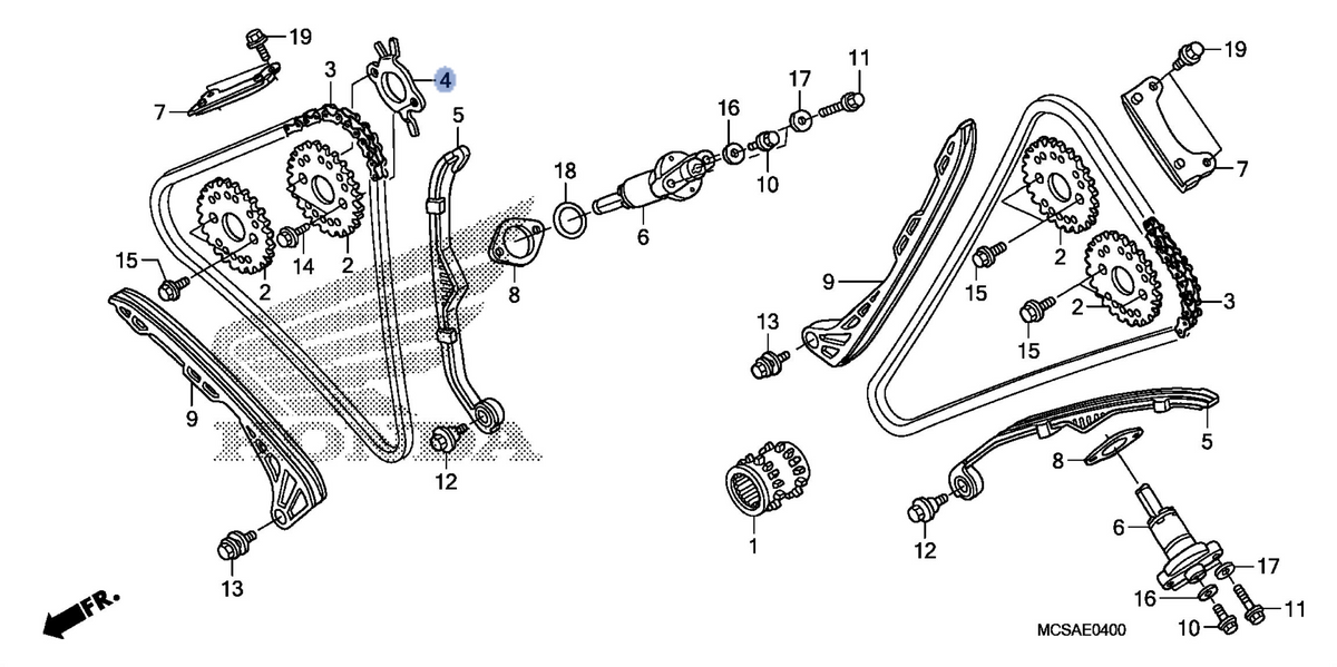 Honda OEM part 14405-MCS-000