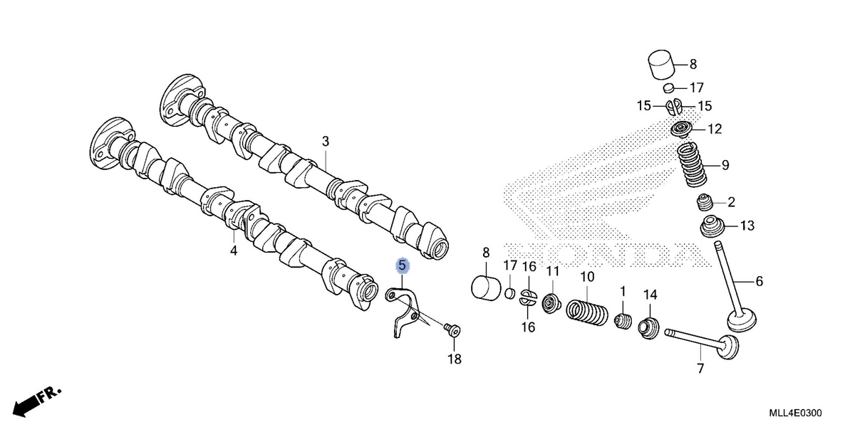 Honda OEM part 14405-MLL-D00