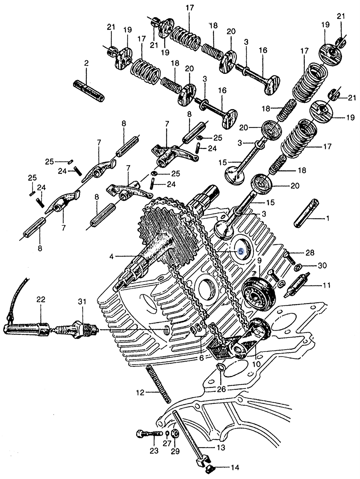 Honda OEM part 14410-216-003
