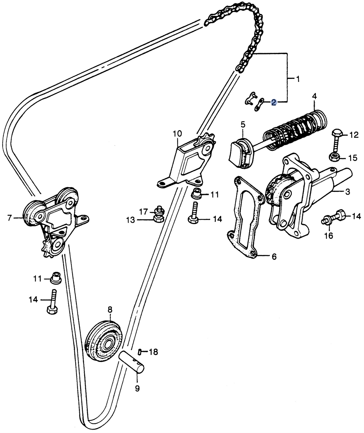 Honda OEM part 14410-283-000