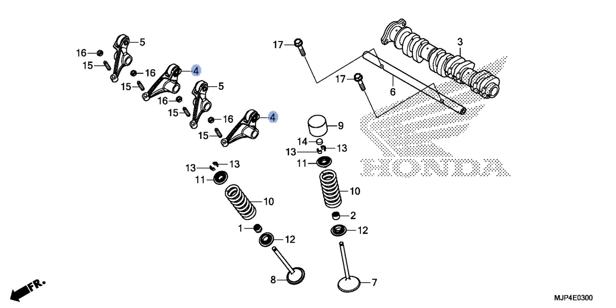 Honda OEM part 14410-HL4-000
