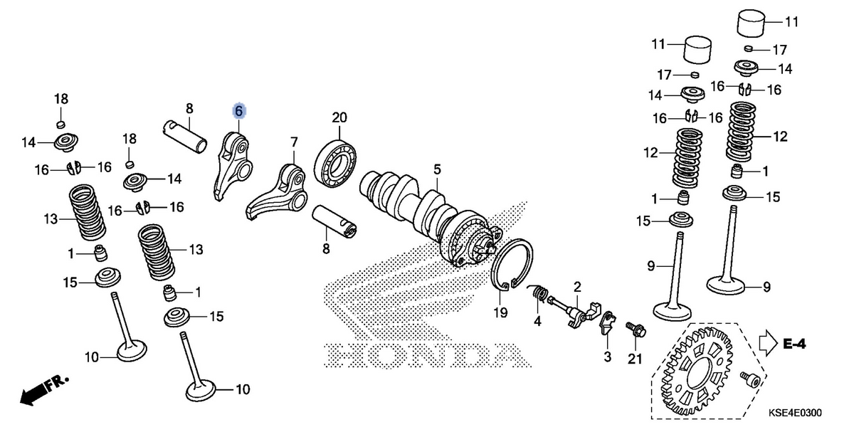 Honda OEM part 14410-KSE-670