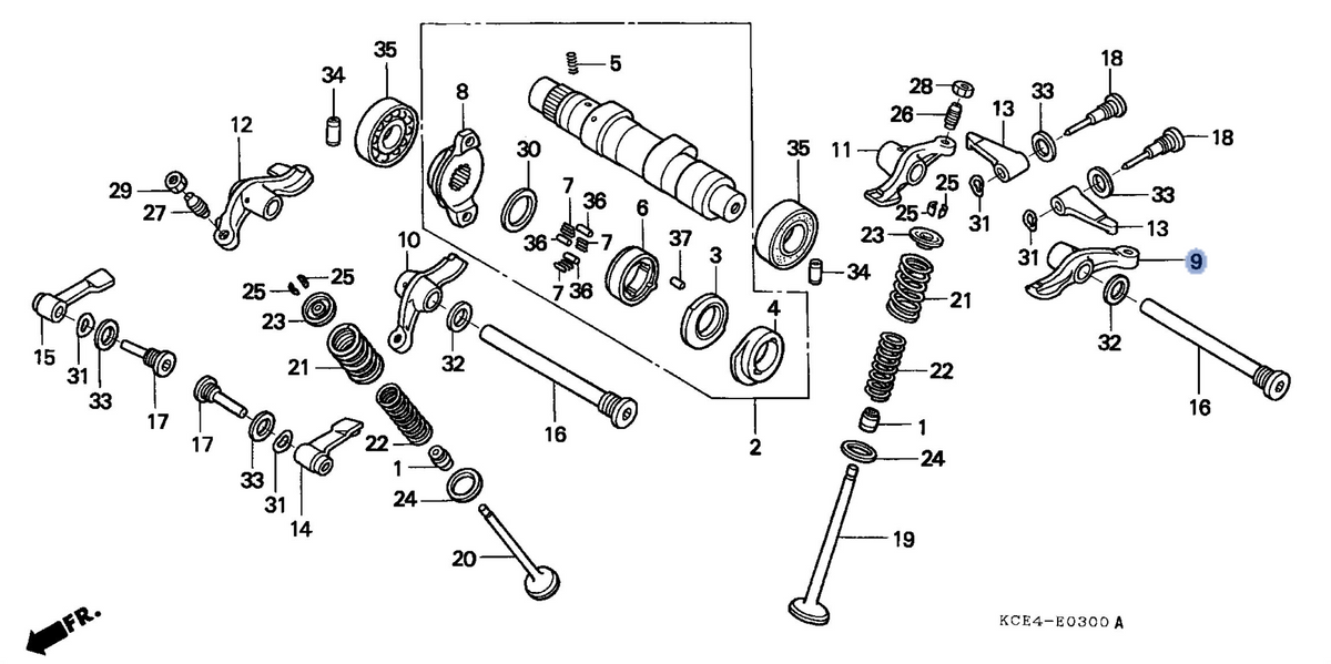 Honda OEM part 14411-KCZ-000