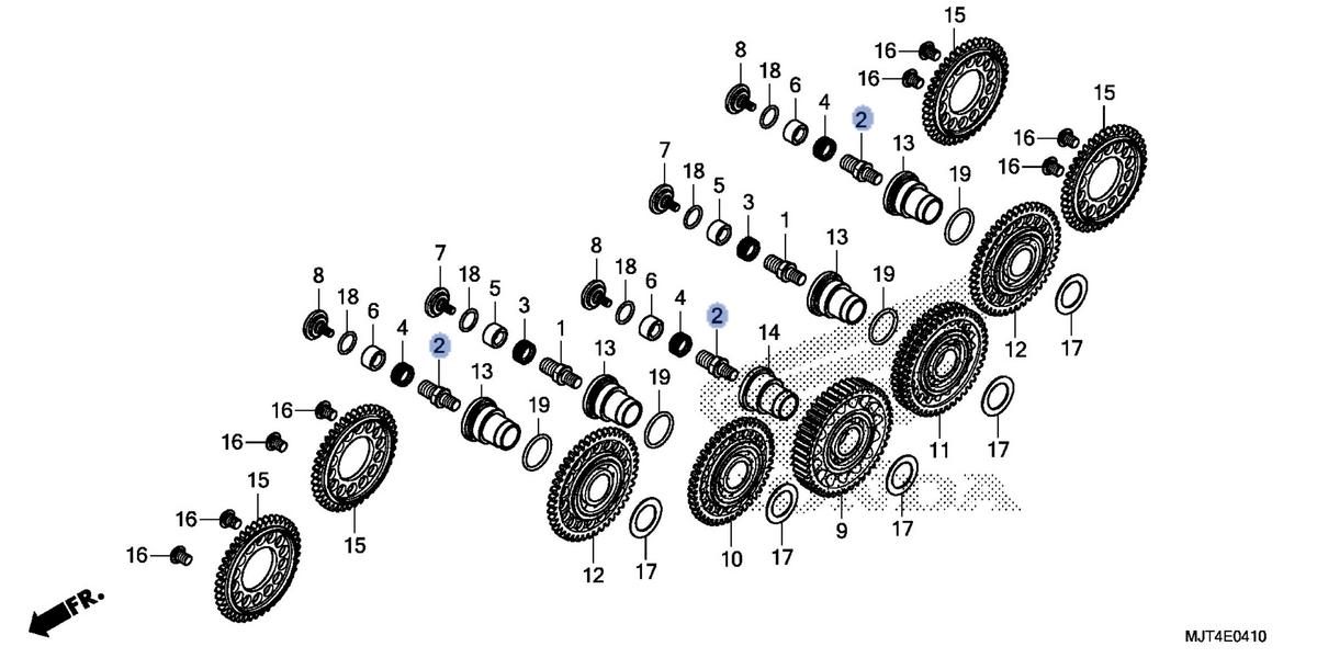 Honda OEM part 14413-MJT-E00
