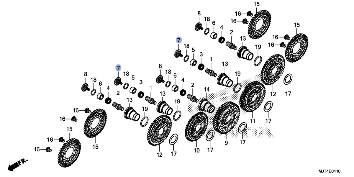 Honda OEM part 14418-MJT-E00