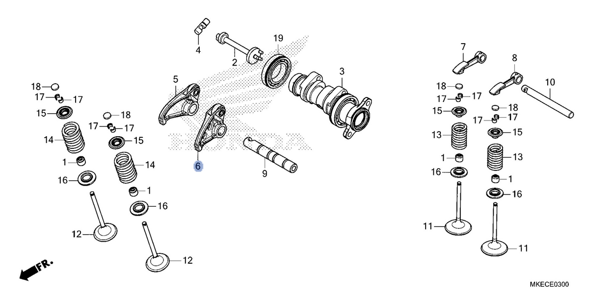 Honda OEM part 14420-MKE-AF0