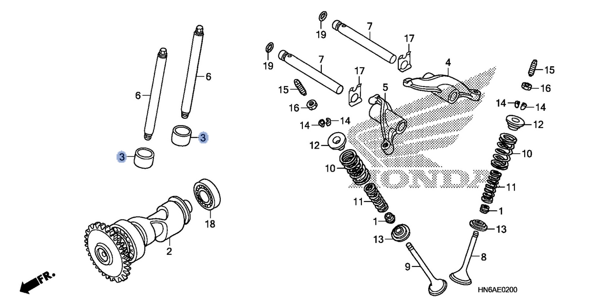 Honda OEM part 14421-HM7-000